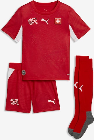 PUMA Trainingsanzug 'Schweiz 2026' in Rot: Vorderseite
