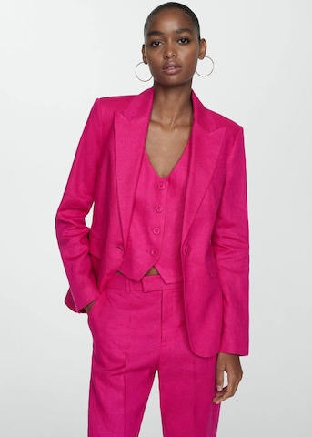 MANGO Suit Vest 'Boreli' in Pink