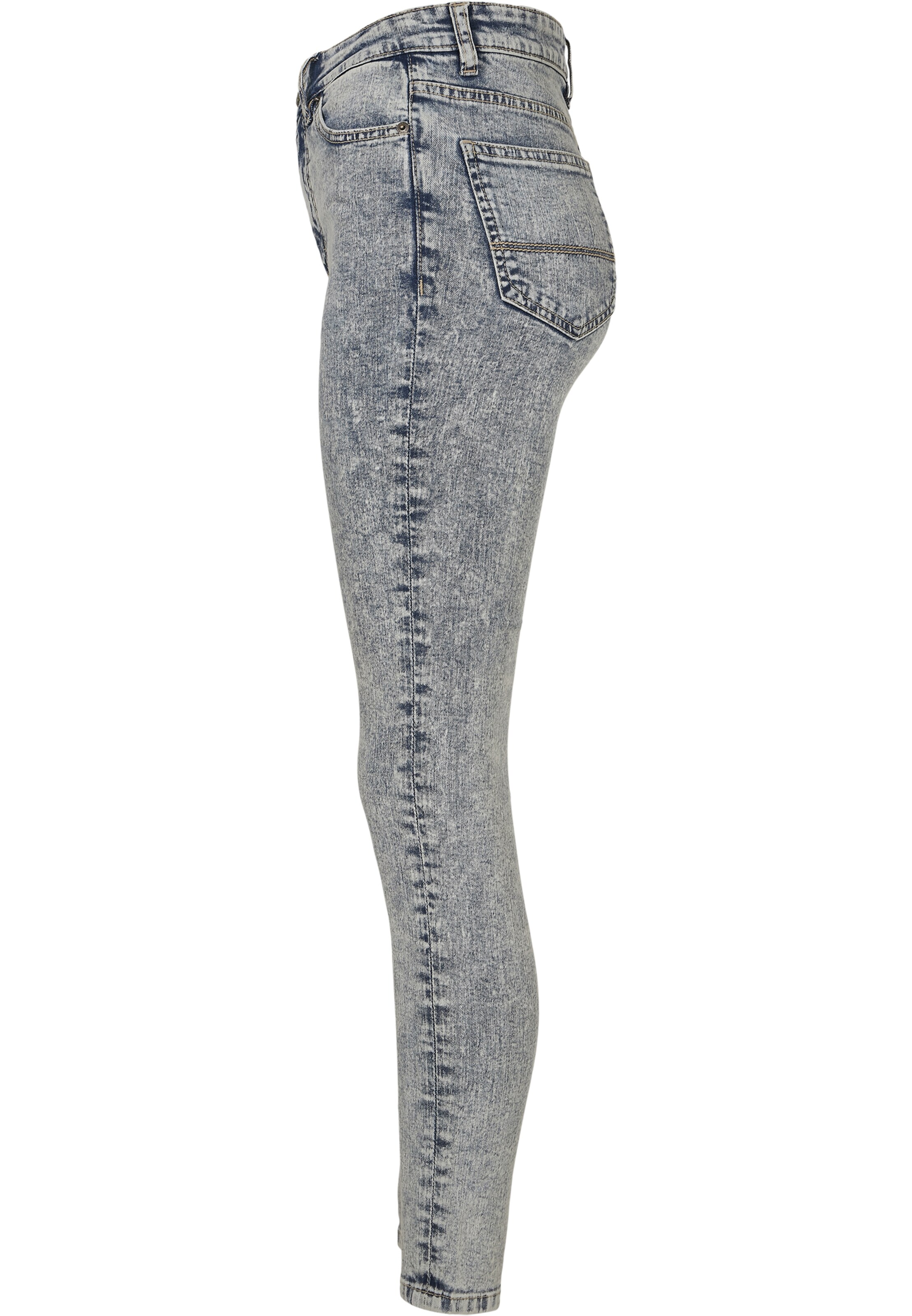 Urban Classics Skinny Farkut värissä sininen