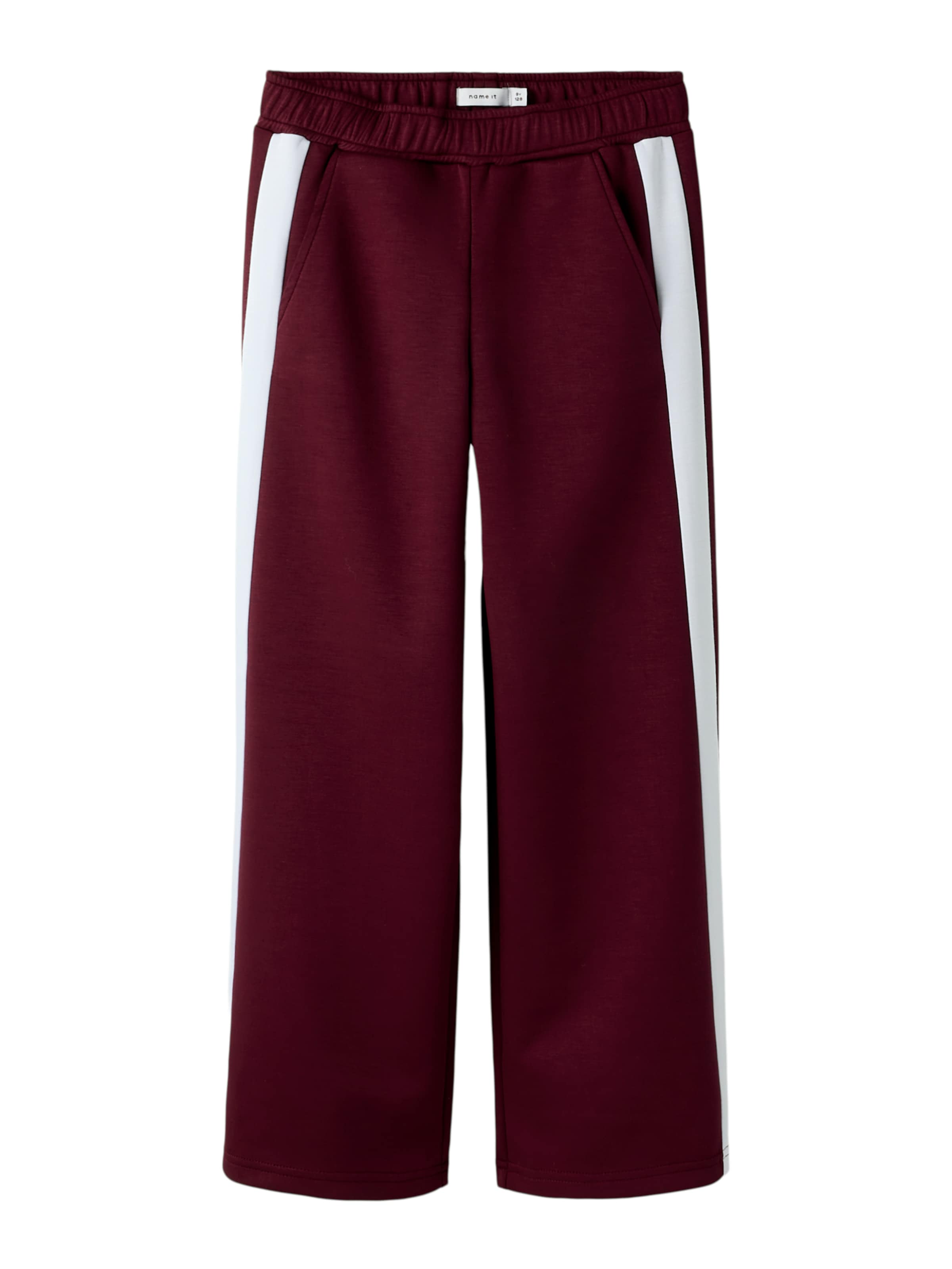 NAME IT Wide leg Παντελόνι 'FNEHA' σε κόκκινο: μπροστά