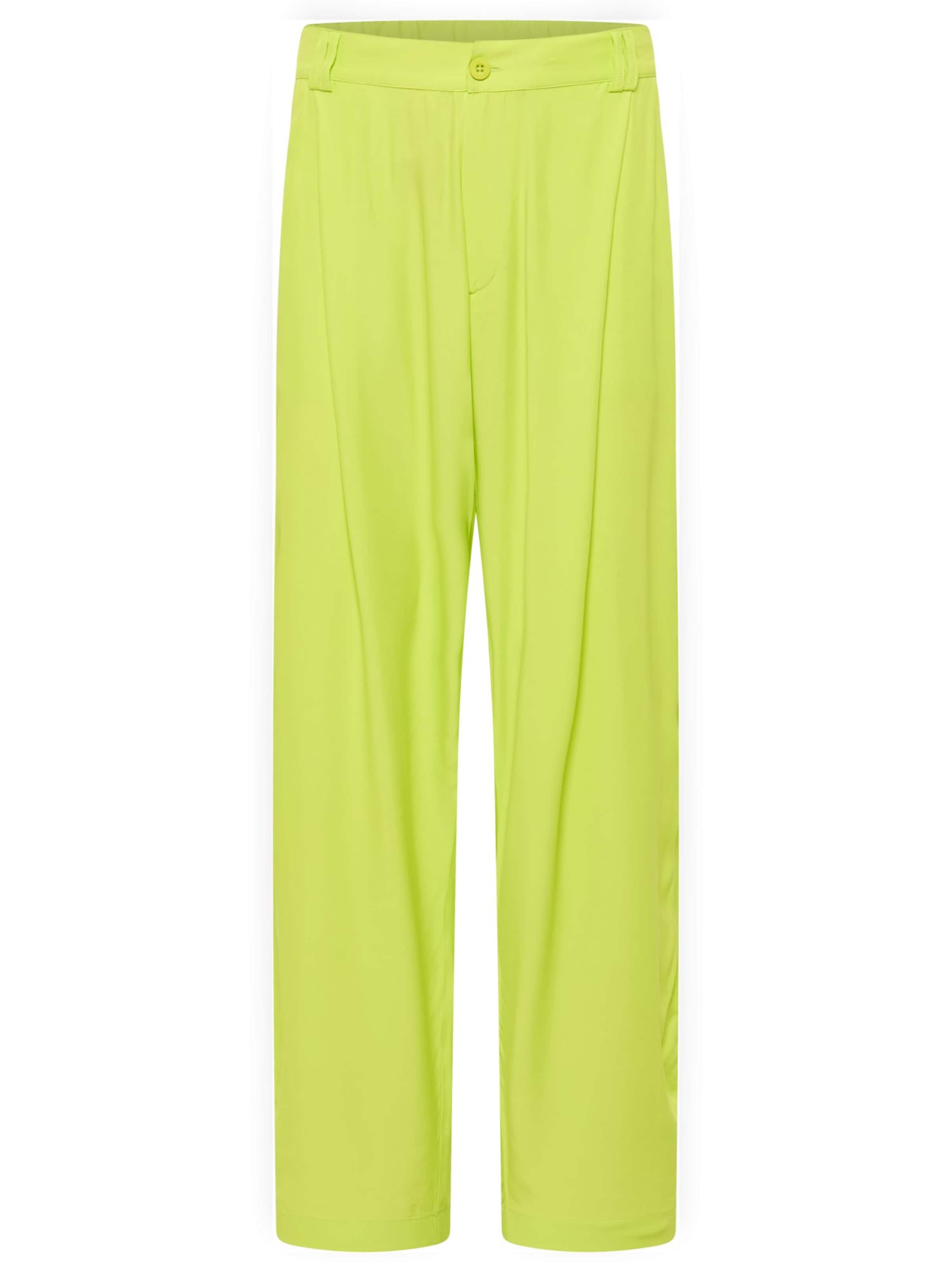 Carlo Colucci Regular Trousers 'Fasolt' in Green: front