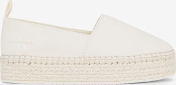 Espadrile de la Calvin Klein Jeans pe alb