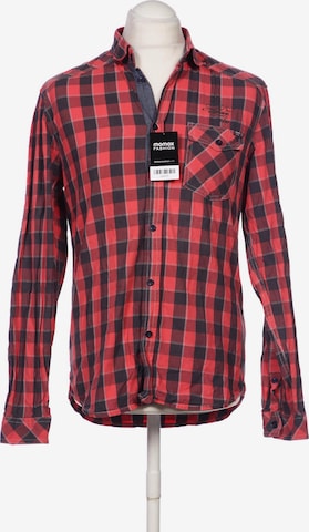 JACK & JONES Button Up Shirt in L in Red: front