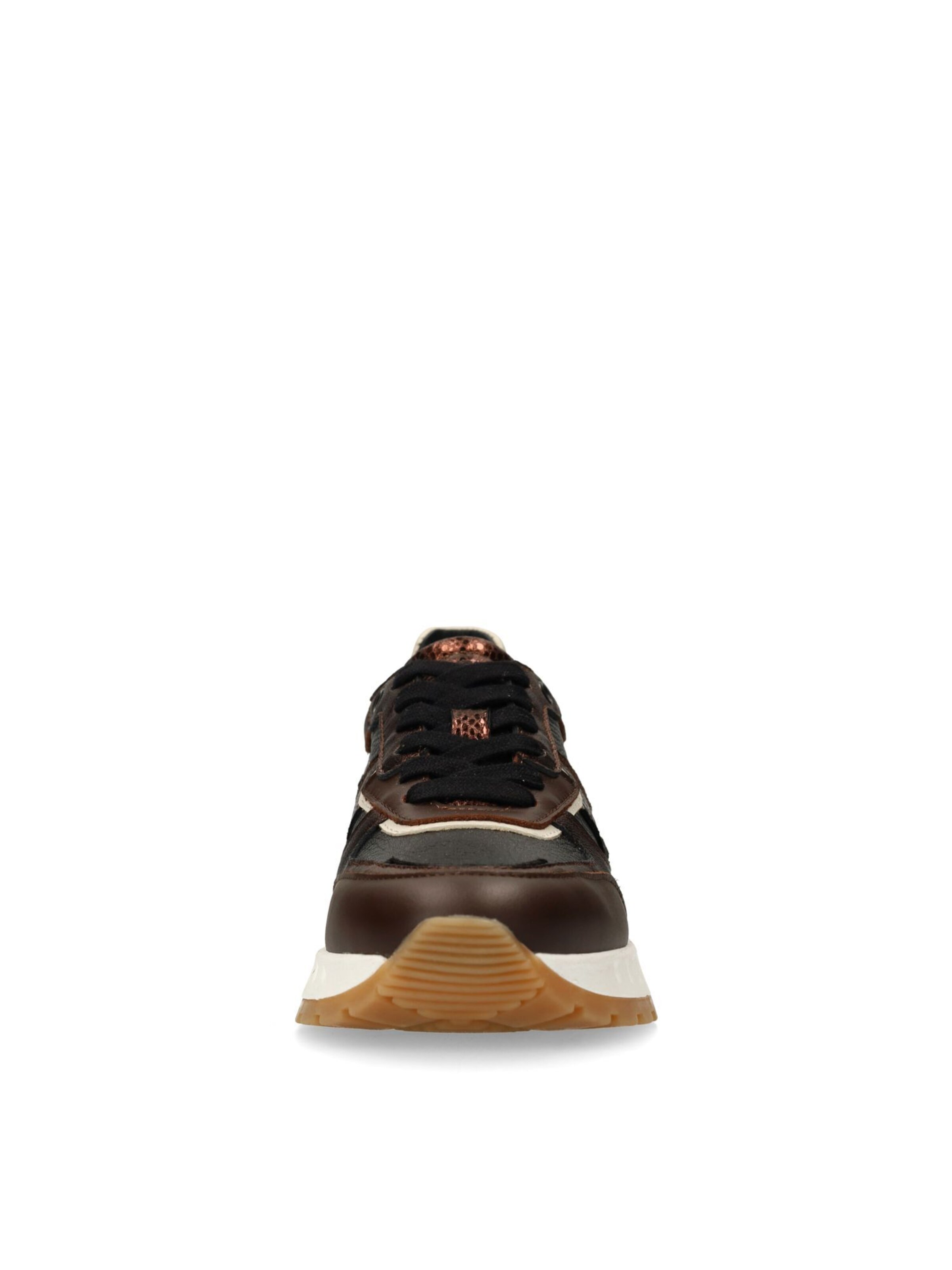 MANFIELD Sneakers laag in Bruin