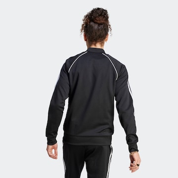 ADIDAS ORIGINALS Sweatjacke 'Adicolor Classics SST' in Schwarz