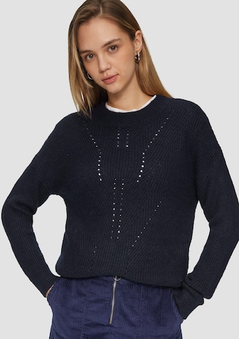 Pull-over QS en bleu : devant