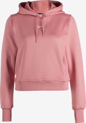 NIKE Athletic Sweatshirt 'One' in Pink: front