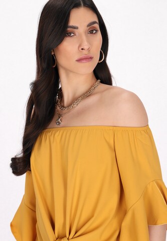 faina Blouse 'Essentials' in Yellow