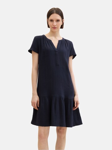 TOM TAILOR Summer Dress in Blue: front