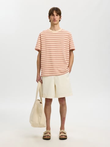 SELECTED Shirt 'SLHEli' in Beige