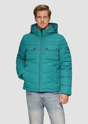 s.Oliver Winterjacke in Grün: Vorderseite