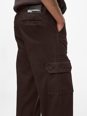 KARL LAGERFELD JEANS - regular Pantalón cargo en marrón