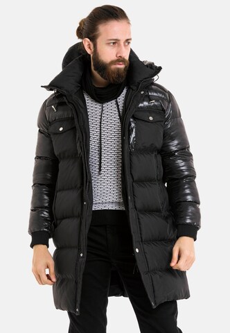 CIPO & BAXX Winterjacke in Schwarz: predná strana