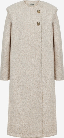 NOCTURNE Between-seasons coat in Beige: front