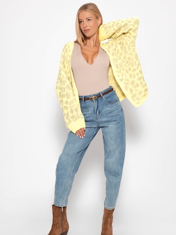 SASSYCLASSY Oversized cardigan in Yellow