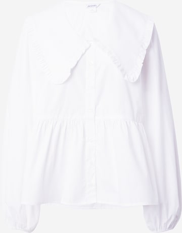 Camicia da donna di Monki in bianco: frontale