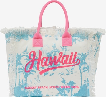 Borsa a mano di IZIA in blu: frontale