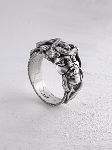 Bague 'PATRONA MEDUSA' REYTEL en argent : devant