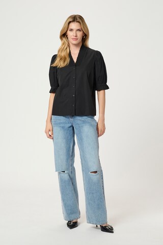 Kaffe Bluse 'KA Maia' in Schwarz