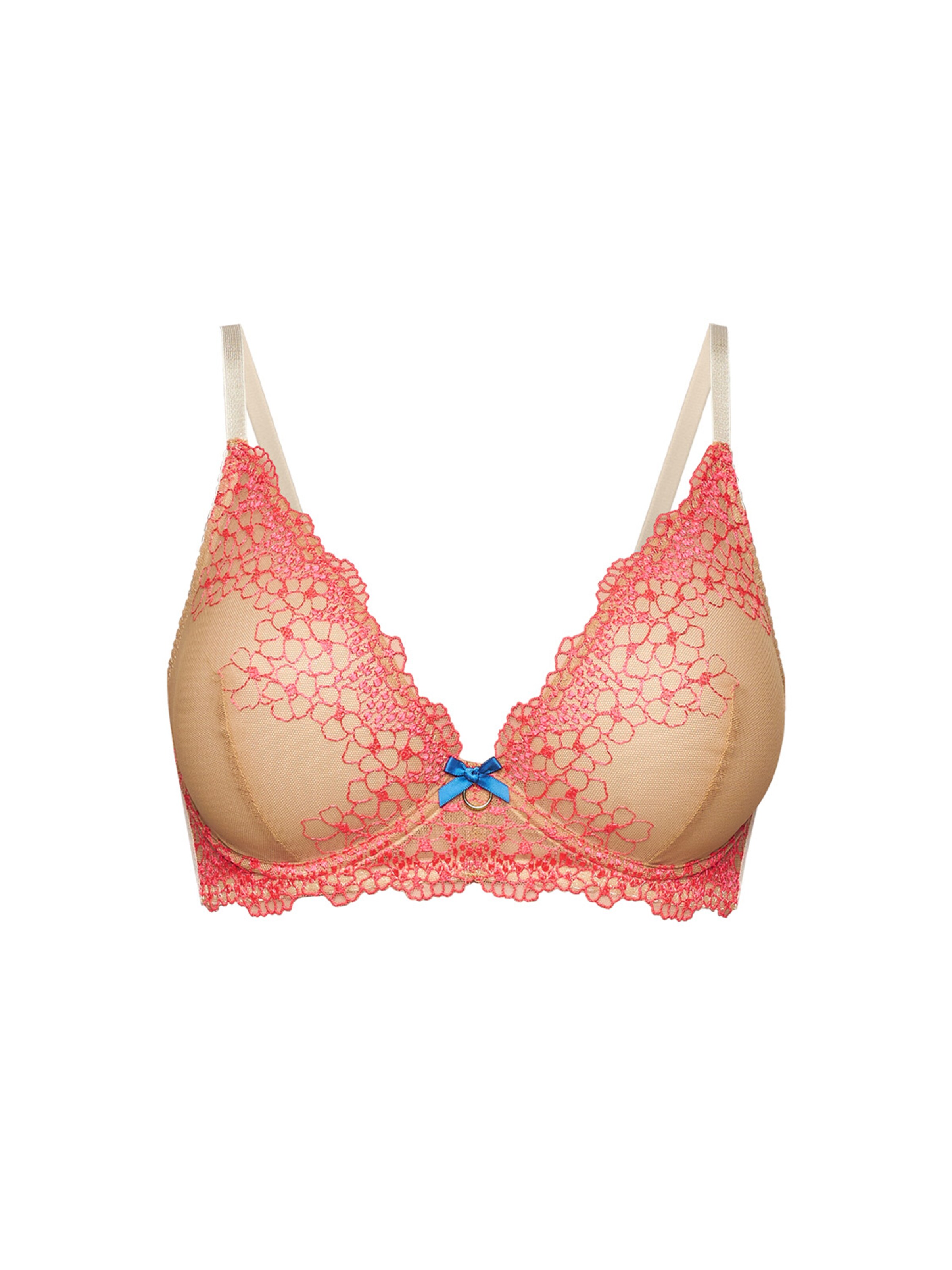 La Muel Lingerie BH 'Bügel BH' in de kleur Neonroze, Productweergave