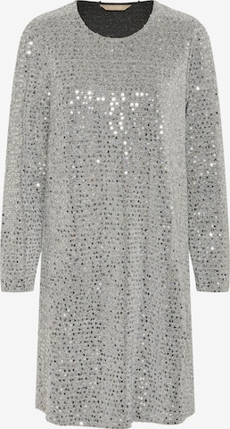 CULTURE Cocktail Dress ' CUbia Tamera ' in Silver: front