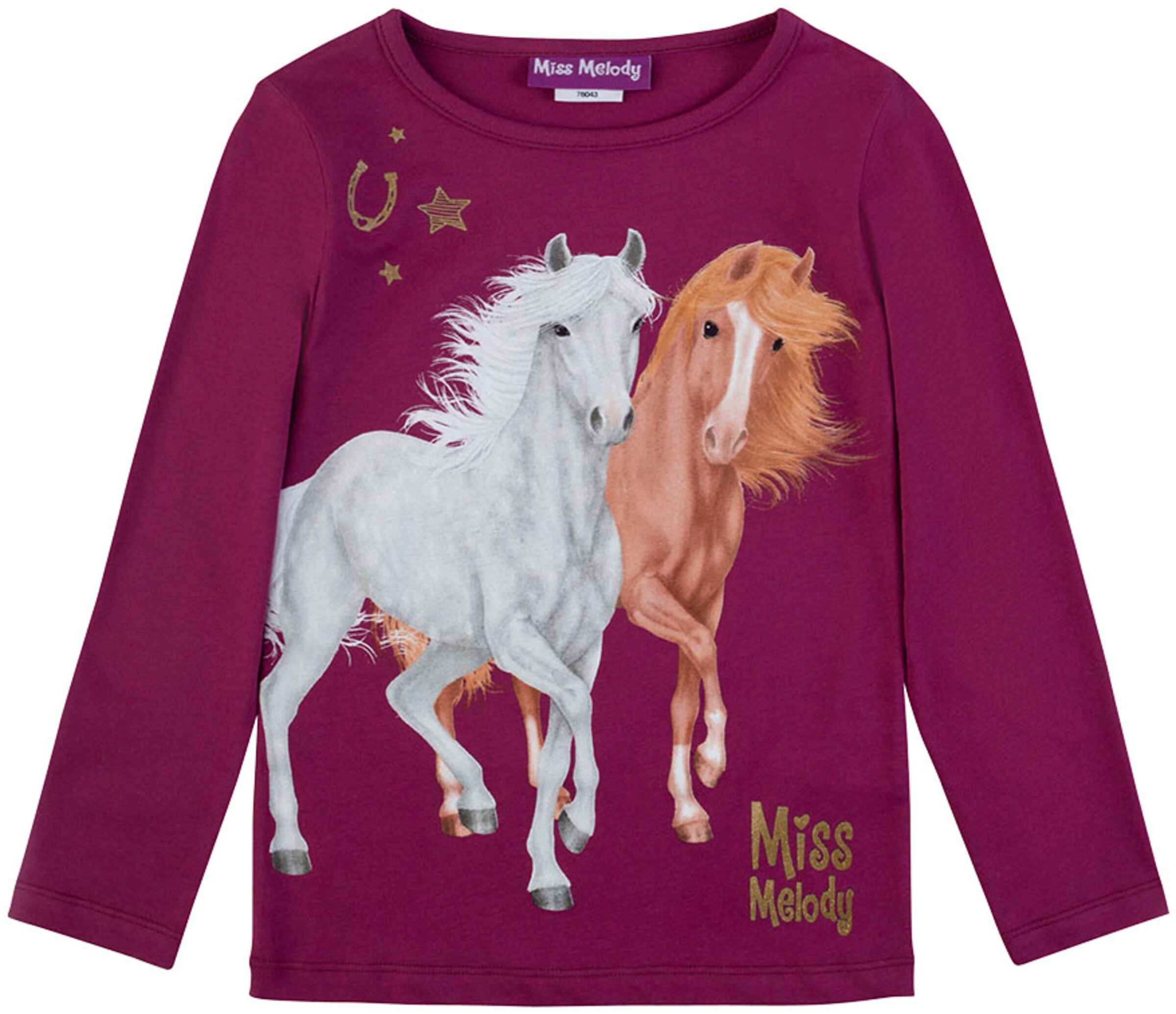 Miss Melody Shirt 'Miss Melody' in Mischfarben: Vorderseite