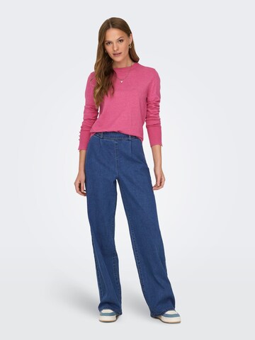 ONLY Baggy Jeans in Blauw: voorkant