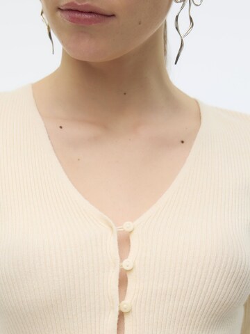 VERO MODA Knit cardigan ' GOLD ' in Beige