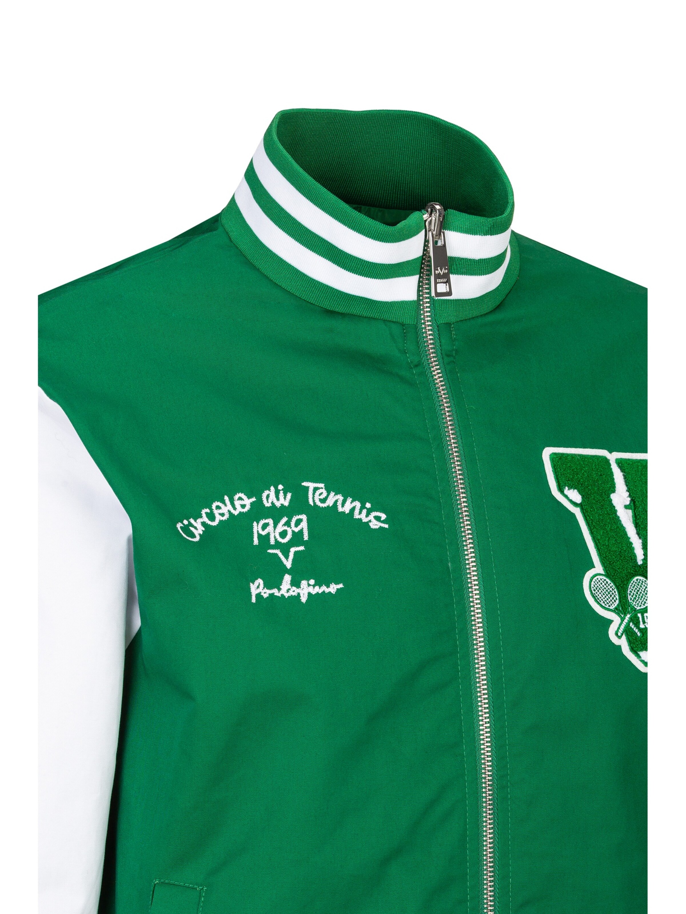 19V69 ITALIA Between-season jacket 'Panatta Tennis' in Green
