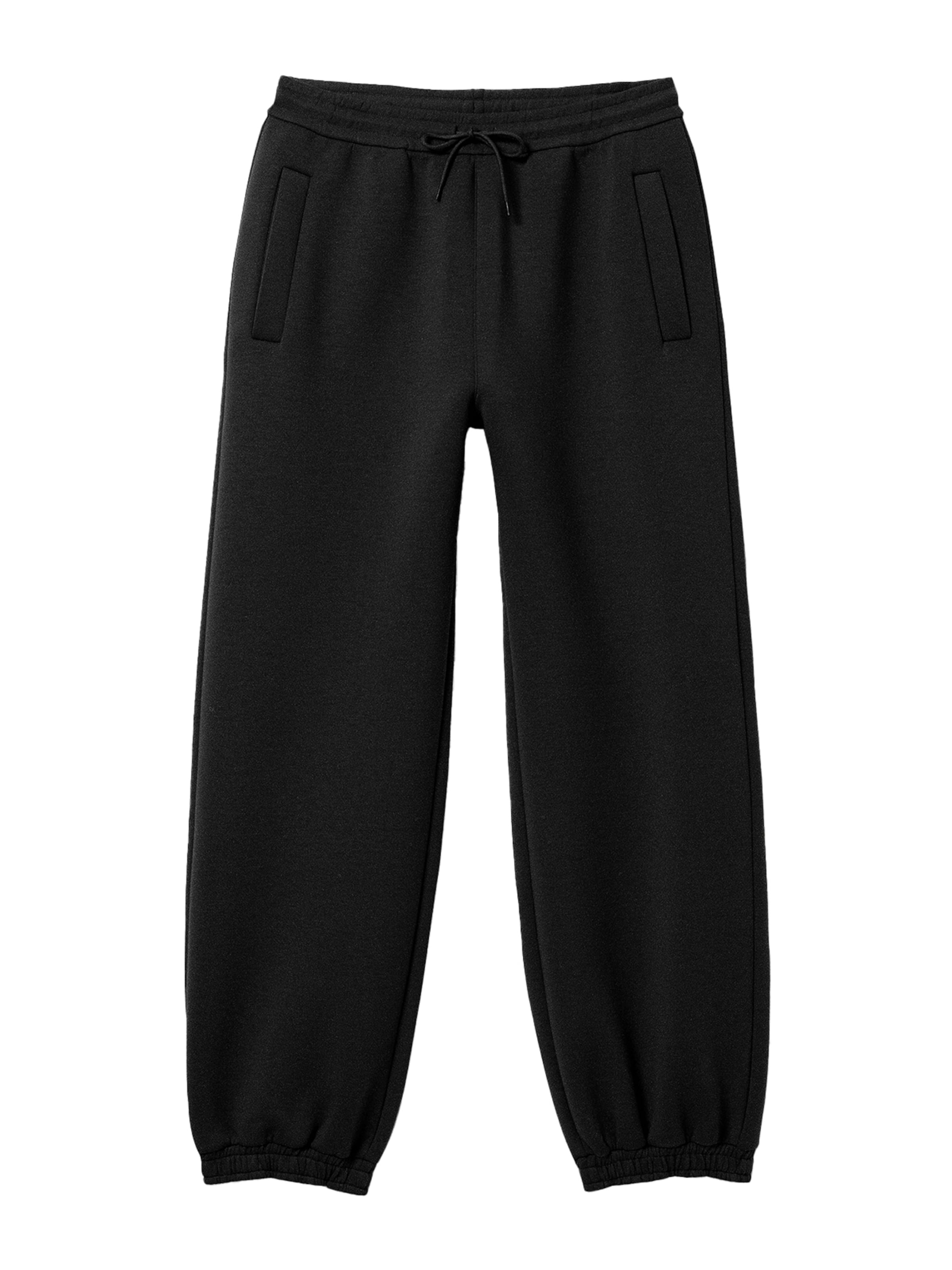 WEEKDAY Tapered Pants 'Simon' in Black: front
