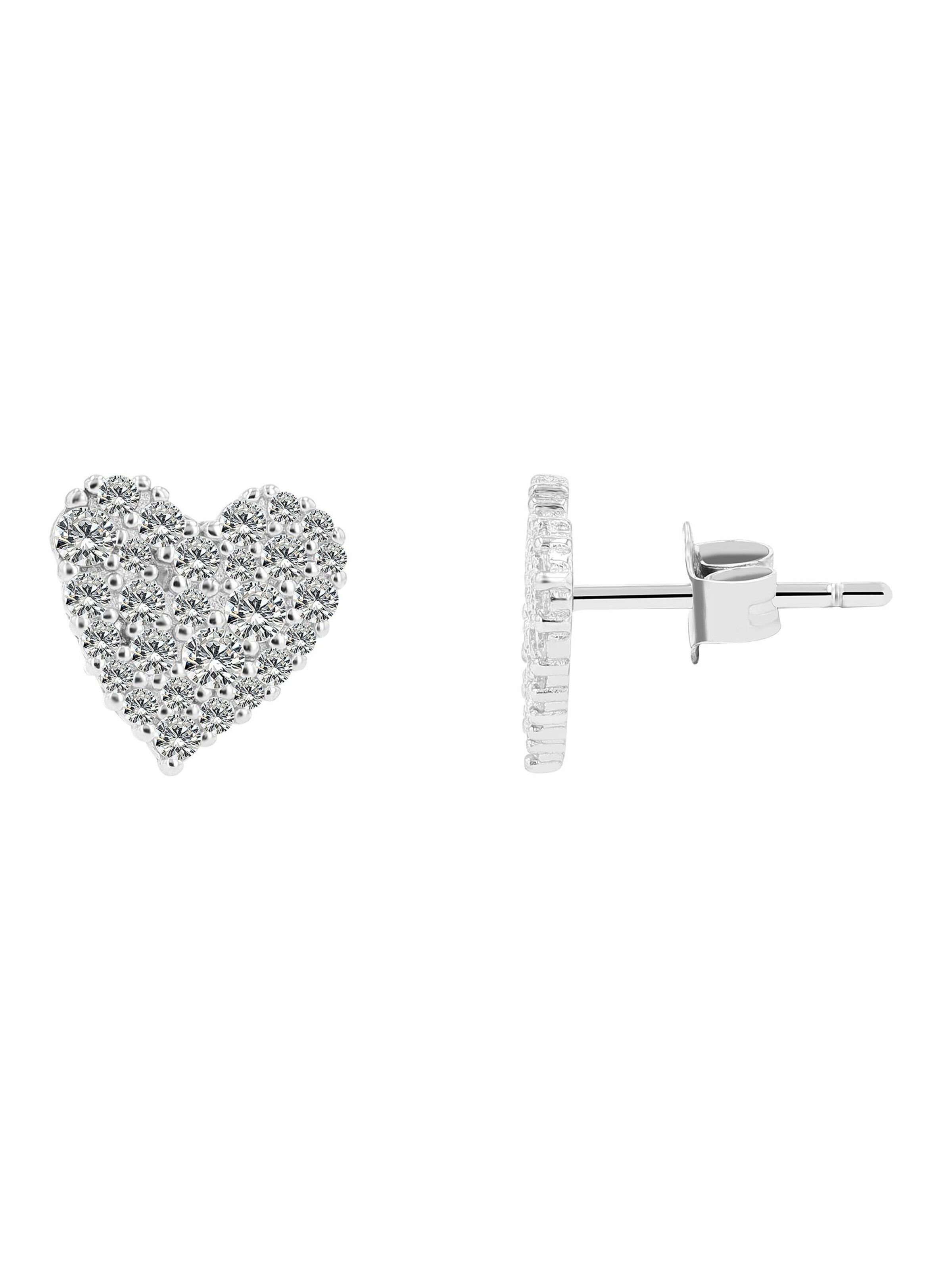 Akzent Ohrringe 'Xafira, 925 Sterlingsilber, hautverträglich'‌‌‌‌‌‌‌ in Silber