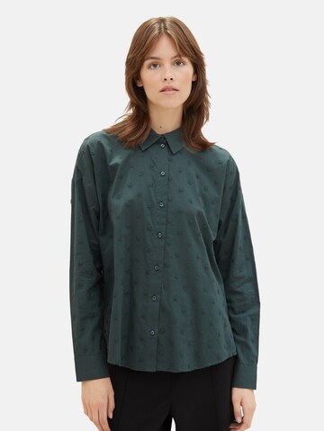 Camicia da donna di TOM TAILOR DENIM in verde: frontale