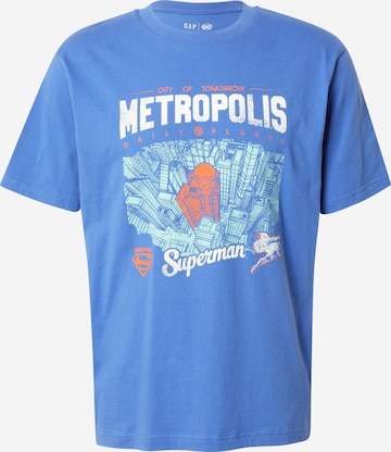 GAP Paita 'SUPERMAN METROPOLIS' värissä sininen: etupuoli