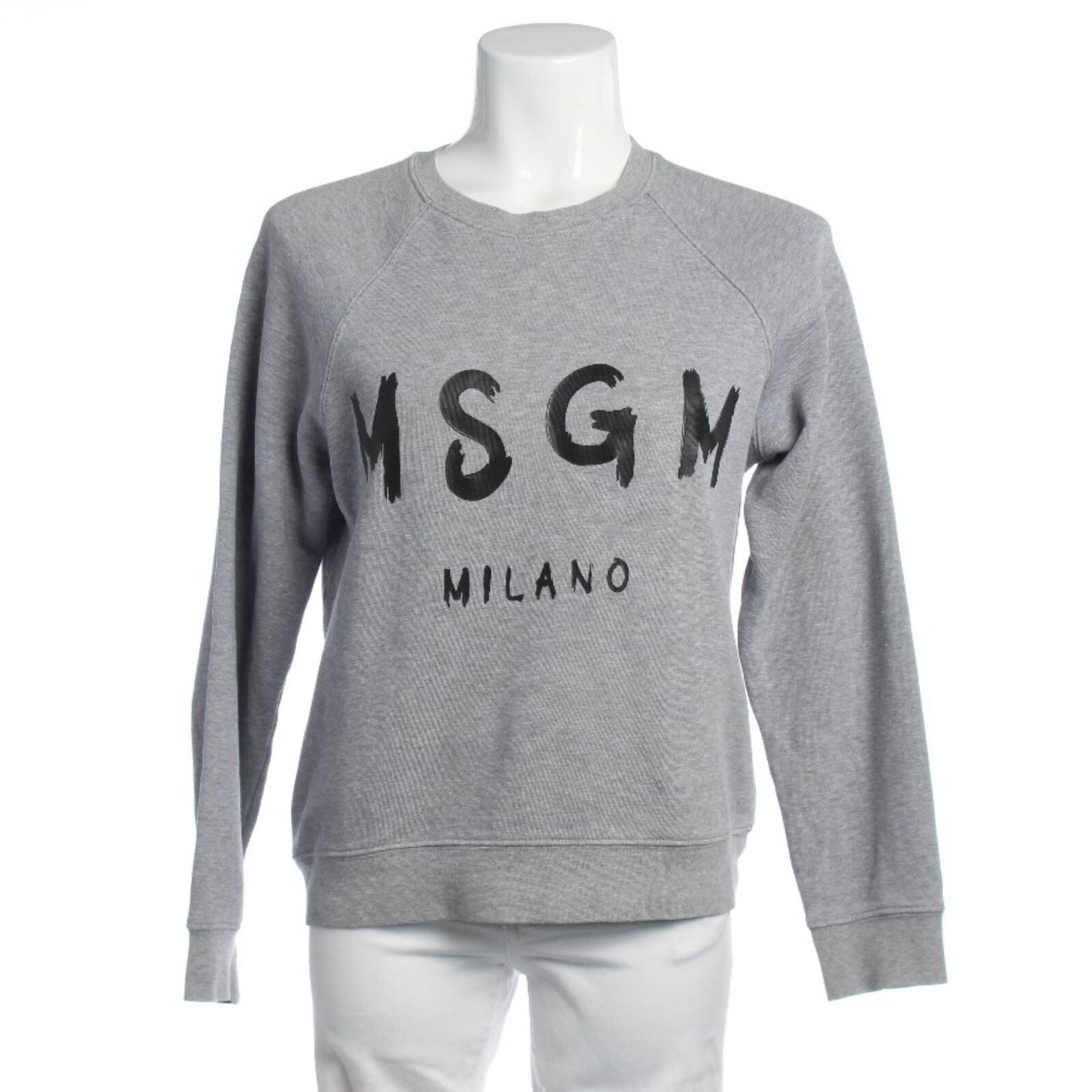 MSGM Sweatshirt / Sweatjacke S in Grau: Vorderseite