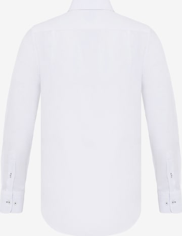DENIM CULTURE Regular Fit Hemd 'EDIZ' in Weiß