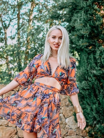 Top 'Nurul Crop Top' di Hobo Sapiens in arancione