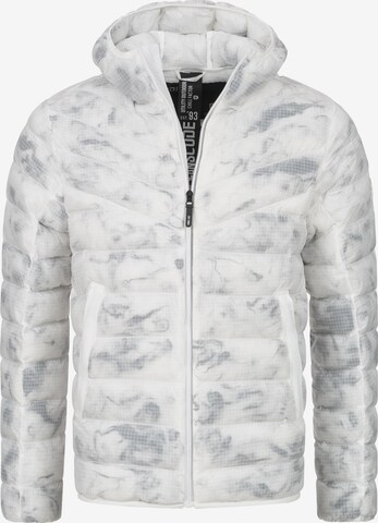 Veste d’hiver ' Livia ' INDICODE JEANS en blanc