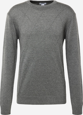 BURTON MENSWEAR LONDON Sweater in Grey: front