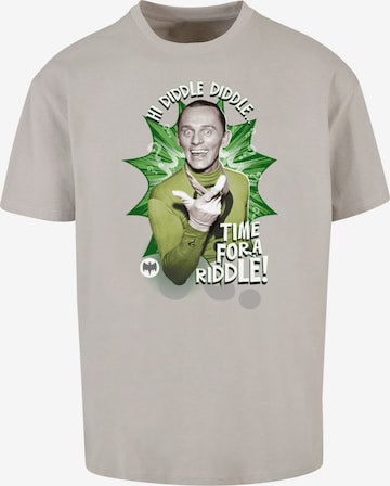 T-Shirt 'DC Comics Batman TV Series The Riddler Time for Riddle' F4NT4STIC en gris : devant