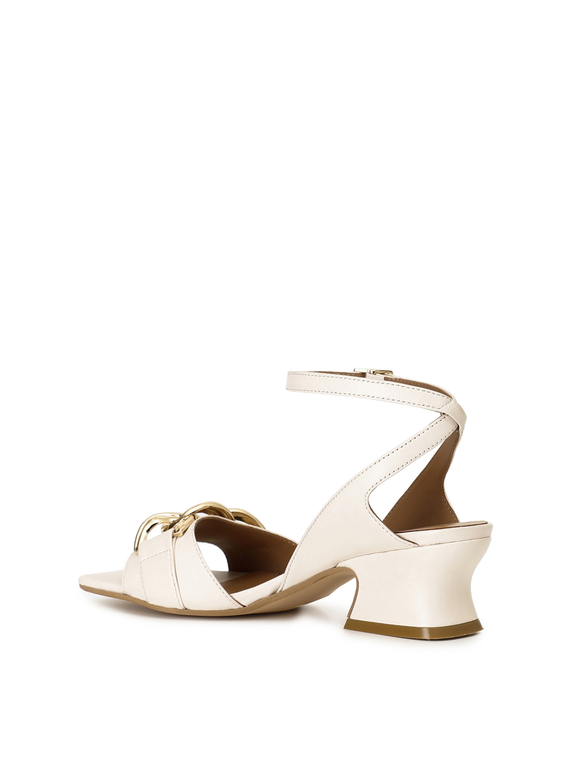 CAFè NOIR Sandalen met riem in Wit