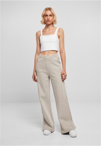 Urban Classics Wide leg Broek in Grijs