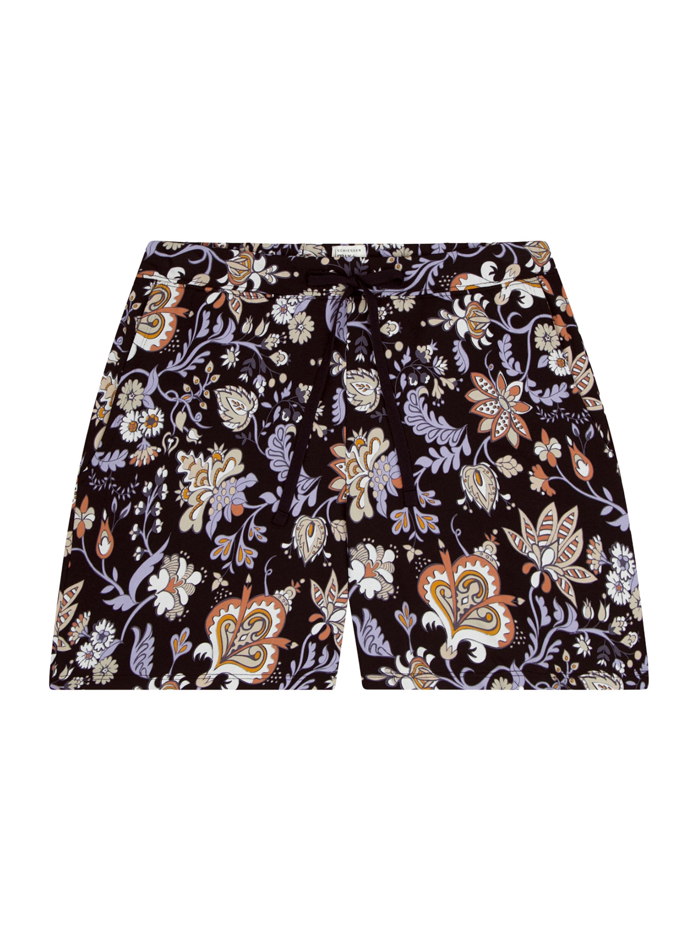 SCHIESSER Pyjamabroek 'Mix & Relax' in Zwart: voorkant