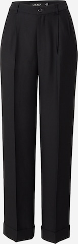 Regular Pantalon à pince 'IVELISSE' Lauren Ralph Lauren en noir : devant