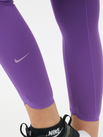 NIKE Skinny Fit Спортен панталон 'One Luxe' в лилав