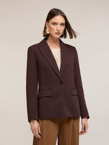 MOTIVI - Blazer en marrón: frente