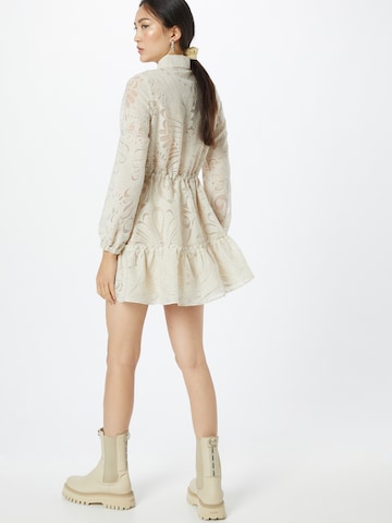 Sisley Shirt Dress in Beige