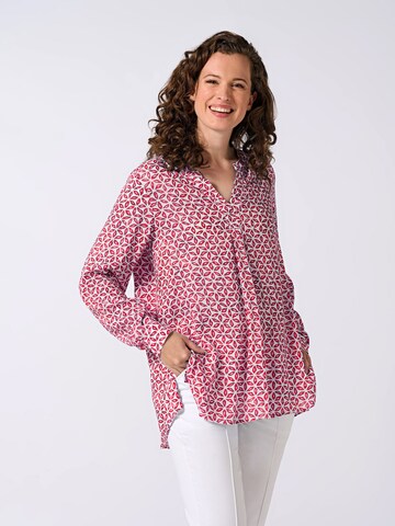 eve in paradise Blouse 'Jeanette' in Roze: voorkant
