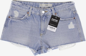 TOPSHOP Shorts in XS in Blue: front