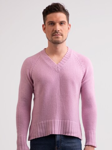 Pullover di CASH-MERE.CH in rosa: frontale
