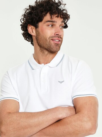 Threadbare - Camiseta 'THB Polo' en blanco